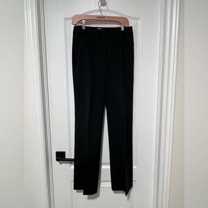 Armani Collezioni Navy Pinstripe Dress Pants